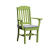 A & L Furniture A & L Furniture Classic Dining Chair w/ Arms Tropical Lime Dining Chair 4110-TropicalLime