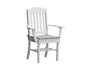 A & L Furniture A & L Furniture Classic Dining Chair w/ Arms White Dining Chair 4110-White