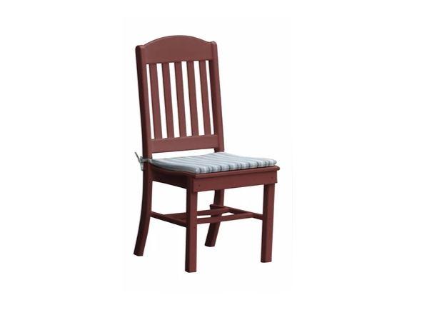 A & L Furniture A & L Furniture Classic Dining Chair Weathered Wood Dining Chair 4100-WeatheredWood