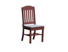 A & L Furniture A & L Furniture Classic Dining Chair Weathered Wood Dining Chair 4100-WeatheredWood
