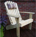 A & L Furniture A & L Furniture Fanback Adirondack Chair in Pine Unfinished Chair 667PT-Unfinished