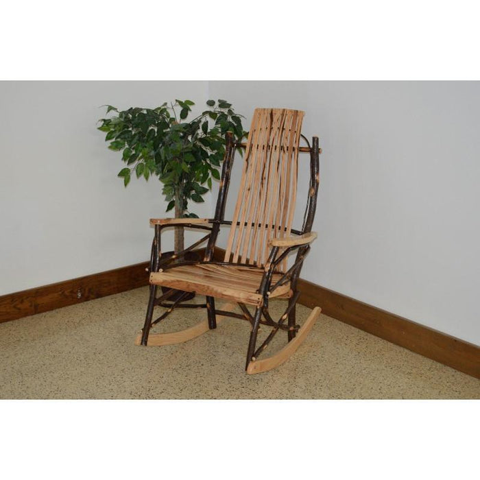 A & L Furniture A & L Furniture Hickory 9-Slat Rocking Chair Rustic Hickory Rocking Chair 2020-Rustic Hickory