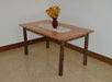 A & L Furniture A & L Furniture Hickory Farm Table 5 FT / Natural Finish Dining Table 2731-Natural Finish