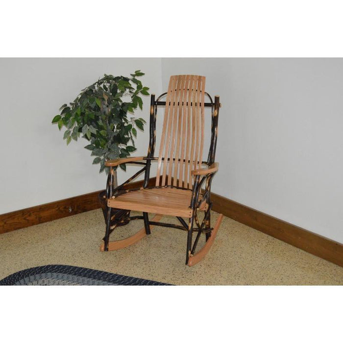 A & L Furniture A & L Furniture Hickory Rocking Chair Natural Finish Rocking Chair 2031-Natural Finish