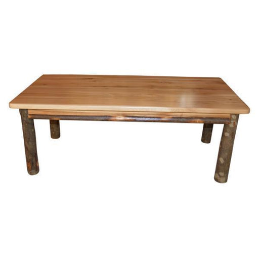 A & L Furniture A & L Furniture Hickory Solid Wood Coffee Table Rustic Hickory Coffee Table 2820-Rustic Hickory