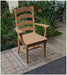 A & L Furniture A & L Furniture Ladderback Dining Chair w/ Arms Dining Chair