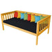 A & L Furniture A & L Furniture Mission Daybed Twin / Unfinished Bed 3450-Twin-Unfinished