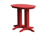 A & L Furniture A & L Furniture Oval Bar Table- Specify for FREE 2" Umbrella Hole 4 Inch / Bright Red Bar Table 5110-BrightRed