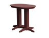 A & L Furniture A & L Furniture Oval Bar Table- Specify for FREE 2" Umbrella Hole 4 Inch / Cherry Wood Bar Table 5110-CherryWood