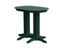 A & L Furniture A & L Furniture Oval Bar Table- Specify for FREE 2" Umbrella Hole 4 Inch / Tropical Lime Bar Table 5110-TropicalLime