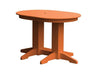 A & L Furniture A & L Furniture Oval Dining Table- Specify for FREE 2" Umbrella Hole 4 Inch / Orange Dining Table 4170-Orange