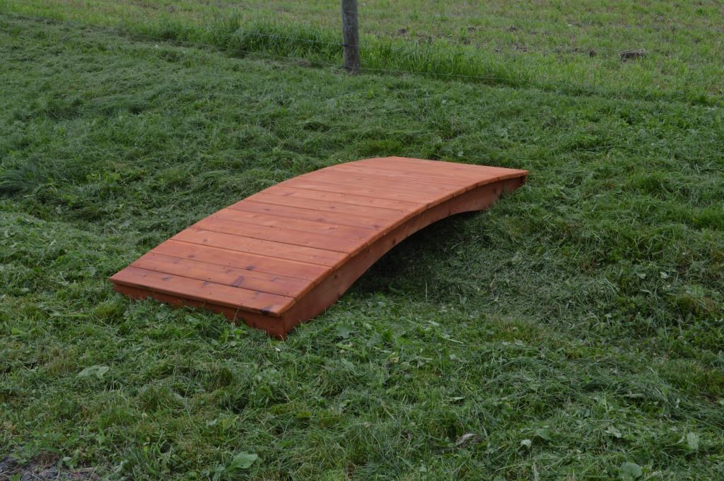 A & L Furniture A & L Furniture Plank Garden Cedar Bridge 3' x 4' / Unfinished Bridge 3004C-UNF