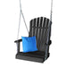 A & L Furniture A & L Furniture Poly Adirondack Chair Swing Black Swing 933-Black