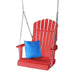A & L Furniture A & L Furniture Poly Adirondack Chair Swing Bright Red Swing 933-Bright Red