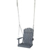 A & L Furniture A & L Furniture Poly Adirondack Chair Swing Dark Gray Swing 933-Dark Gray