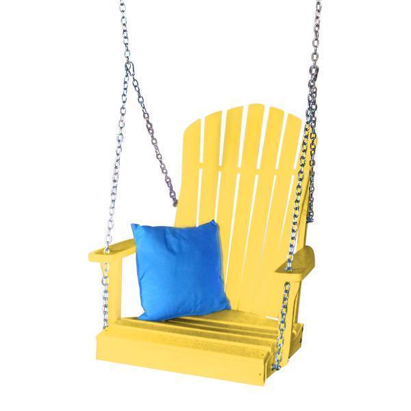 A & L Furniture A & L Furniture Poly Adirondack Chair Swing Lemon Yellow Swing 933-Lemon Yellow