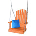 A & L Furniture A & L Furniture Poly Adirondack Chair Swing Orange Swing 933-Orange