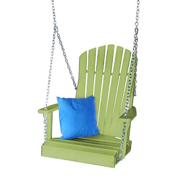 A & L Furniture A & L Furniture Poly Adirondack Chair Swing Tropical Lime Swing 933-Tropical Lime