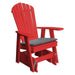 A & L Furniture A & L Furniture Poly Adirondack Gliding Chair Bright Red Glider 923-Bright Red