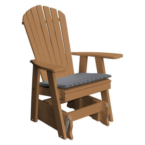 A & L Furniture A & L Furniture Poly Adirondack Gliding Chair Cedar Glider 923-Cedar
