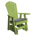 A & L Furniture A & L Furniture Poly Adirondack Gliding Chair Tropical Lime Glider 923-Tropical Lime