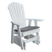 A & L Furniture A & L Furniture Poly Adirondack Gliding Chair White Glider 923-White
