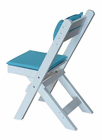 A & L Furniture A & L Furniture Poly Coronado Folding Bistro Chair White Bistro Chair 4020-White