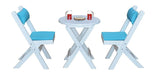 A & L Furniture A & L Furniture Poly Coronado Round Folding Bistro Sets Bistro Set