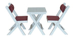 A & L Furniture A & L Furniture Poly Coronado Square Folding Bistro Set Bistro Set