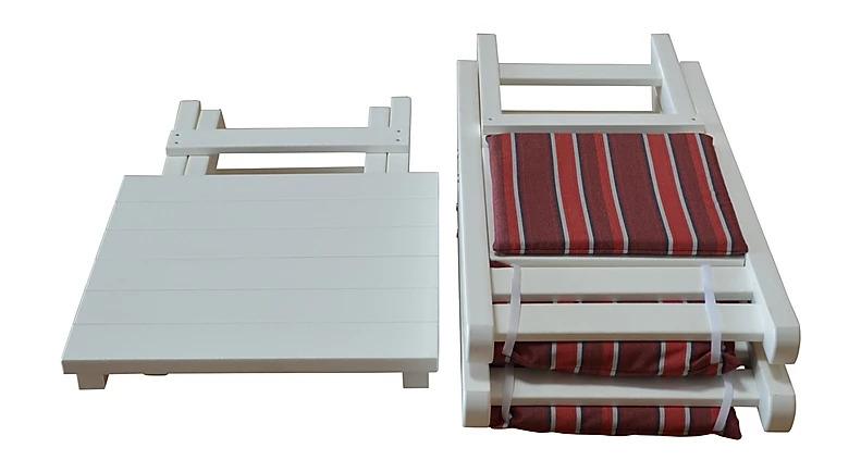A & L Furniture A & L Furniture Poly Coronado Square Folding Bistro Set Bistro Set