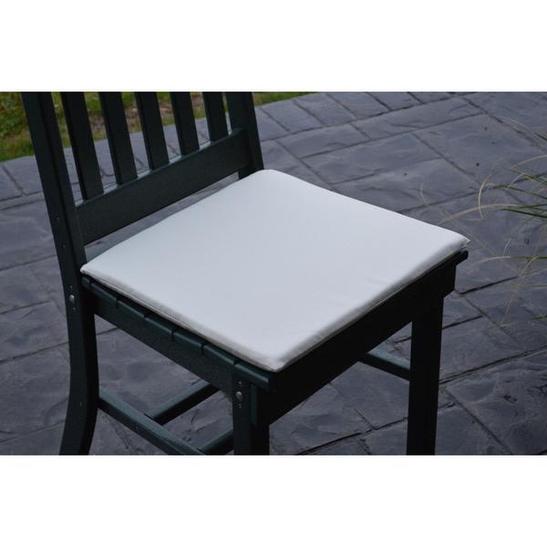 A & L Furniture A & L Furniture Poly Dining Chair Seat Cushion Natural Fabric Cushion 1019-Natural Fabric