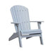 A & L Furniture A & L Furniture Poly Fanback Adirondack Chair Dark Gray Chair 880-Dark Gray