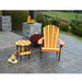 A & L Furniture A & L Furniture Poly Fanback Adirondack Chair- Seasonal Color Combos Chair 880S-White
