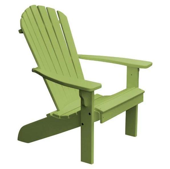 A & L Furniture A & L Furniture Poly Fanback Adirondack Chair Tropical Lime Chair 880-Tropical Lime