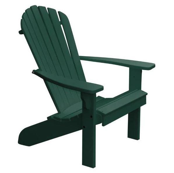 A & L Furniture A & L Furniture Poly Fanback Adirondack Chair Turf Green Chair 880-Turf Green