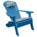 A & L Furniture A & L Furniture Poly Folding/Reclining Adirondack Chair Blue Chair 881-Blue