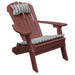 A & L Furniture A & L Furniture Poly Folding/Reclining Adirondack Chair Cherrywood Chair 881-Cherrywood