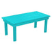 A & L Furniture A & L Furniture Poly Hampton Coffee Table Aruba Blue Coffee Table 898-Aruba Blue