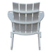 A & L Furniture A & L Furniture Poly Hampton Folding Adirondack Chair w/2 Cupholders Chair