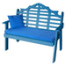 A & L Furniture A & L Furniture Poly Marlboro Garden Bench 4ft / Blue Bench 857-4FT-Blue