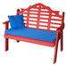 A & L Furniture A & L Furniture Poly Marlboro Garden Bench 4ft / Bright Red Bench 857-4FT-Bright Red