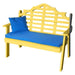 A & L Furniture A & L Furniture Poly Marlboro Garden Bench 4ft / Lemon Yellow Bench 857-4FT-Lemon Yellow