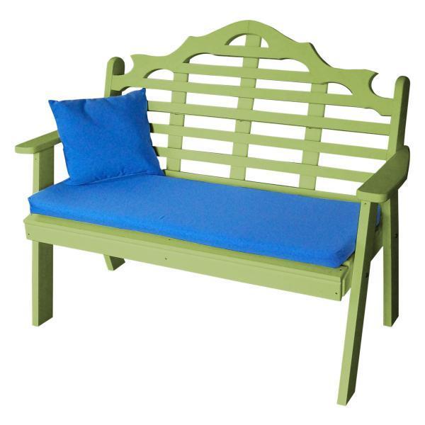 A & L Furniture A & L Furniture Poly Marlboro Garden Bench 4ft / Tropical Lime Bench 857-4FT-Tropical Lime