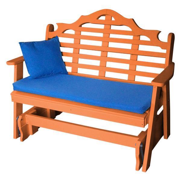 A & L Furniture A & L Furniture Poly Marlboro Glider 4ft / Orange Glider 877-4FT-Orange