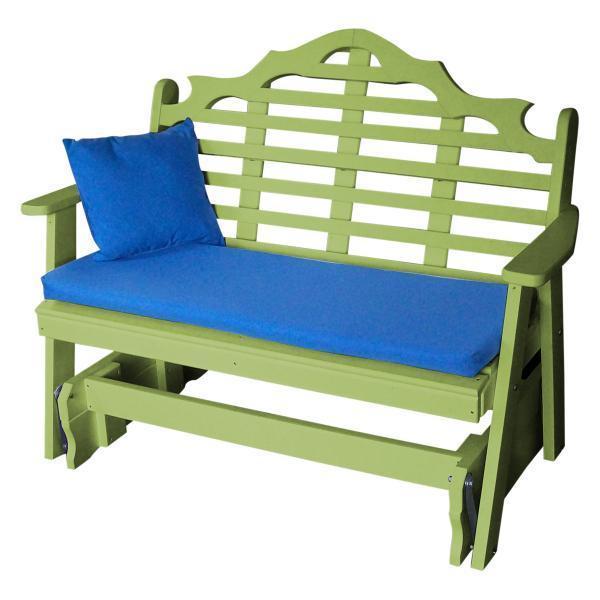 A & L Furniture A & L Furniture Poly Marlboro Glider 4ft / Tropical Lime Glider 877-4FT-Tropical Lime