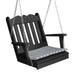A & L Furniture A & L Furniture Poly Royal English Chair Swing Black Swing 932-Black