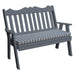 A & L Furniture A & L Furniture Poly Royal English Garden Bench 4ft / Dark Gray Bench 855-4FT-Dark Gray