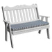 A & L Furniture A & L Furniture Poly Royal English Garden Bench 4ft / White Bench 855-4FT-White
