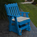A & L Furniture A & L Furniture Poly Royal English Gliding Chair Blue Glider 922-Blue