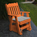 A & L Furniture A & L Furniture Poly Royal English Gliding Chair Orange Glider 922-Orange